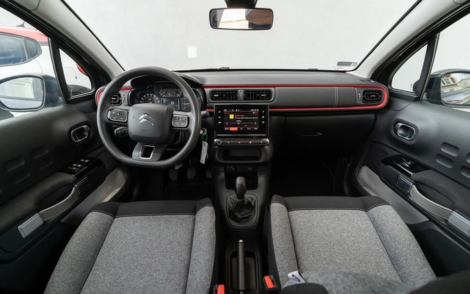 Citroen C3 cena 59900 przebieg: 74300, rok produkcji 2021 z Człopa małe 172